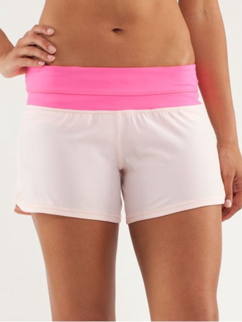 Lululemon Groovy Run Shorts Parfait Pink Pinkalicious 2-Tone Vintage Size 2